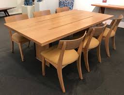 We also custom make your dining table and chairs to your needs and requirements. Dry Reef Marri Dining Table Jahroc Galleries