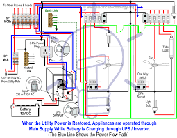 Simple inverter circuit diagram components: How To Connect Automatic Ups Inverter To The Home Supply System