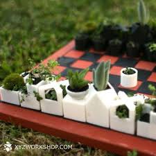 Micro Planter Chess Set Chess Set Planter Design Chess Board