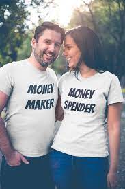 I got stop spending money like i sell dope. Money Maker Money Spender Matching Couple T Shirts Desicrow