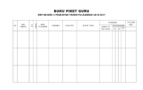 Kali ini saya menciptakan aplikasi buku tabungan sekolah untuk siswa gratis dengan konsep yang sama dengan aplikasi buku induk siswa, adalah memakai format excel. Doc Buku Piket Guru Smp Negeri 3 Pagentan Tahun Pelajaran 2016 2017 Ttd Guru Piket Dindung Sukirtam Academia Edu