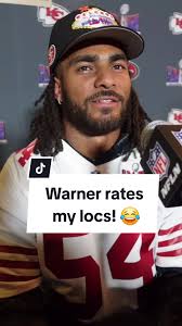 Fred Warner...the man with arguably the best locs in the NFL, says my locs  are dope too....winning 😂💁🏾‍♂️ #georgeonsports #fredwarner #superbowl  #lasvegas @RØDE @NFL