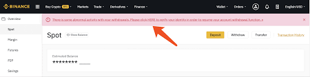 Este status desbloqueará muitas novas possibilidades e . How To Resume Withdrawal Function Binance