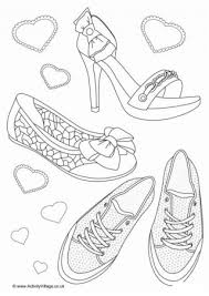 Basketball shoe coloring pages | free coloring pages. Clothing Colouring Pages