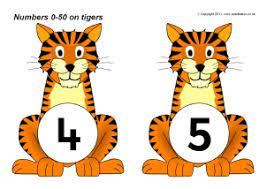 numbers on jungle animals posters flash cards printables display resources sparklebox