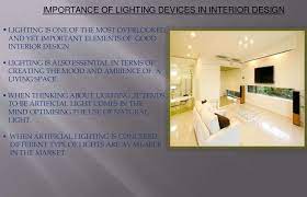 Lights In Interior Designing Lighting Design Interior Design Interior Design