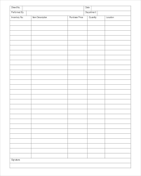 Inventory Spreadsheet Template 50 Free Word Excel