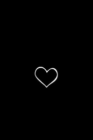 Find high resolution black background for desktop computer. Simple Heart Symbol Black Background Iphone 6 Wallpaper Hd Free Download Iphonewalls