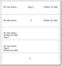 Multiple Page Business Letter