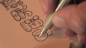 Unfortunately, people rarely take the time to hand write a letter since computers and word processors are it may also be helpful to handwrite your text on a piece of paper and trace the writing with your mouse as you draw in word. Mayan Hieroglyphic Script And Languages