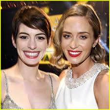 What kind of movies does emily blunt appear in? Anne Hathaway Celebrates Devil Wears Prada Co Star Emily Blunt S Sag Awards Win Anne Hathaway Emily Blunt Just Jared