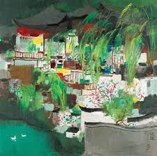 A Dream Of Shen Garden Wu Guanzhong Chinese Landscape Modern Art Pictures Wu Guanzhong