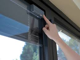 These blinds do not hang externally; Windows With Integrated Blinds From K Glazing
