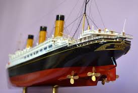 rms majestic ocean liner model ship
