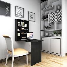 Table murale rabattable pouvant être installée à n'importe quelle hauteur. Costway Bureau Rabattable Mural 60 X 16 X 82cm Noir Table Murale Pliable En Mdf Avec 7 Compartiments Pour Chambre Bureau Salon Achat Vente Table Murale Costway Bureau Rabattable M Soldes