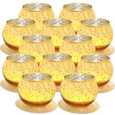 You can also choose from lfgb, ce / eu there are 321 suppliers who sells gold votive candle holders bulk on alibaba.com, mainly located in asia. Yobzuo Round Gold Votive Candle Holders Bulk Mercury Glass Tealight Candle Holder For Wedding Decor And Home Decor Set Of 12 Buy Online In Bahamas At Bahamas Desertcart Com Productid 167090853