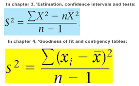 Unbiased Estimator Of Variance In Different Forms Confused The Student Room