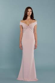 Designer Katie May Style Lui Fabric Stretchy Crepe Wedding Gown Backless Latest Bridesmaid Dresses Sleeveless Bridesmaid Dresses