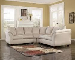 Ashley Furniture Darcy Stone 75000 Plush Pillow Back Sectional San Diego Ca Irvine Anaheim Orange Contemporary Sectional Sofa Ashley Furniture Sofas Furniture