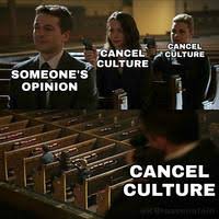 We're so deep in meme culture our fight or flight response comes out when we cringe over videos of emo girls but if a murder came in we'd be like oh.well shit. Cancel Culture Image Gallery List View Know Your Meme