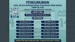 Ltmpt pengumuman sbmptn telah resmi diumumkan. Resmi Dipercepat Berikut Daftar Portal Link Pengumuman Sbmptn 2020 Terbaru Dan Imbauan Penting Ltmpt Tribun Kaltim