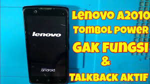 Spesifikasi lenovo vibe a a1000m. Servis Hp Lenovo A2010 Tombol Power Tidak Fungsi Dan Talkback Aktif Youtube