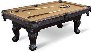 amazon com eastpoint sports masterton billiard pool table tan felt 87 inch features traditional claw legs pool table billiard pool table billiards pool