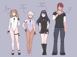 Concept Art Height Comparison By Teh Dave On Deviantart Concept Art Body Type Drawing Naruto Art Anime #animesi anime characters size comparison 2020 did you know that anime is also known as japanimation? teh dave on deviantart concept art