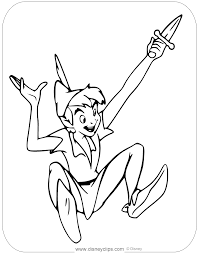 Free printable coloring sheet which i think is good for kids. Peter Pan Coloring Pages Disneyclips Com