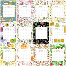 2022 colorful monthly calendars free printable hearth and vine