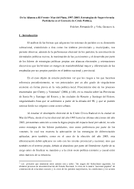 PDF) De la Alianza a El Frente: Mar del Plata, 1997-2003. Estrategias de  Supervivencia Partidaria en el Contexto de Crisis Política