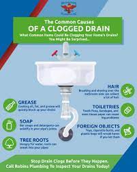 Flexisnake drain millipede hair clog tool. Common Causes Of A Clogged Drain Robins Plumbing Inc