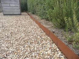 200mm High Metal Garden Edging Corten Steel Pre Rusted Price Per Metre Ebay Metal Garden Edging Garden Edging Steel Edging Landscape