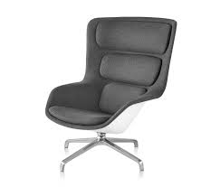 Available in a range of finishes, fabrics, and leathers appropriate for a multitude of spaces, the striad high back lounge chair also comes in a choice of bases. Striad High Back Lounge Chair Four Star Base Architonic