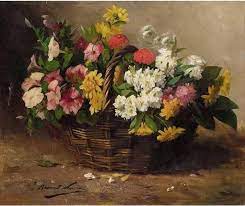 Jun 17, 2021 · i topped them with these fun summery salad plates featuring a bicycle. A Basket Of Flowers Alfred Brunel De Neuville Oil Painting Reproduction China Oil Painting Gallery
