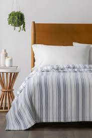 French blue and white striped sheets. 30 Chambray Bedding And Decor Buys We Love Hgtv