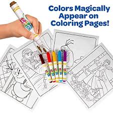 The color wonder book and markers only work in conjunction with each other. Crayola Frozen Color Wonder Coloring Book Markers Mess Free Coloring Gift For Kids Age 3 4 5 6 Styles May Vary Pricepulse