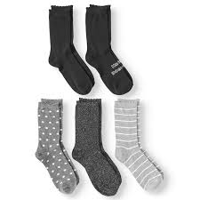 Ladies 5 Pack Dress Socks Multicolor Socks Dress Socks Lady