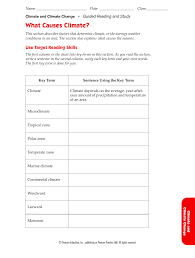 Match the weather to the accessories. Weather Vs Climate Worksheet Nidecmege