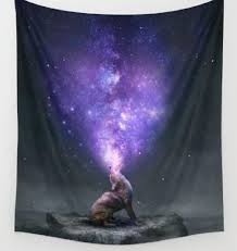 Wolf And Moon Indian Mandala Tapestry Animal Printed Tapestry Star Wall Hanging Beach Wars Sofa Cover Black Forest Wall Decor Wolf Art Wolf Wolf Wallpaper