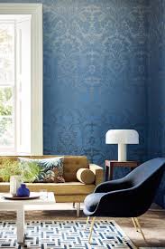 blauw geeft een fris gevoel in het interieur blauw littlegreene wandafwerking behang wallpaper blue ins woonruimtes behang woonkamer binnenhuisarchitect