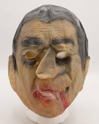 Vintage Dracula Vampire Bela Lugosi Halloween Mask Hong Kong 1960s 1970s  Latex