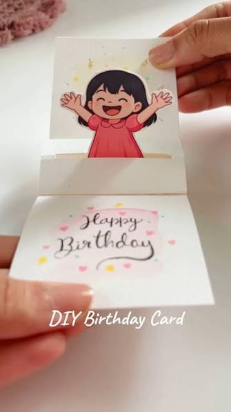 Diy Birthday Pop up card, Watch the full step-by-step tutorial, with will measurements on my Youtube channel, Link in bio - don’t miss it , Follow-@gayatriscrafts_kids, #DIYCard, #DIYCrafts #PopUpCard ...