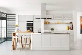 The ultimate guide to cabinets part 1: Handleless Matt Light Grey Kitchen Doors Kitchen Warehouse