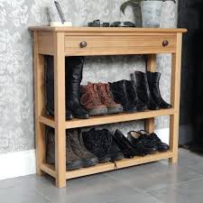 Console Table Oak Console Table With Drawer And 2 Shelves Etsy Shoe Storage Table Oak Console Table Hall Console Table