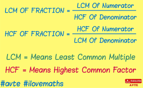 The lcm of two numbers is 495 and their hcf is 5. How To Find Lcm And Hcf Of Fractions