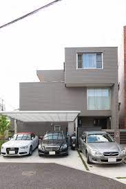 都心の2世帯 3階建2階ldkとつながるアウトドアリビングを楽しむ garage house dream house house