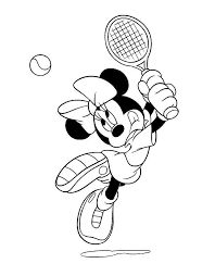 Ce caracteristici și proprietăți trebuie să aibă racheta de tenis potrivită nevoilor si stilului tău de joc? Minnie Joaca Tenis Plansa De Colorat Sfatulmamicilor Ro