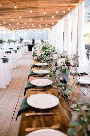 20 creative rustic wooden wedding guest books from etsy. Rustic Long Table Wedding Reception Decoration Ideas Emmalovesweddings