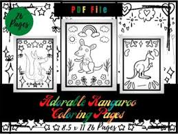 These are suitable for preschool, kindergarten and primary school. Kangaroo Coloring Page Worksheets Teaching Resources Tpt